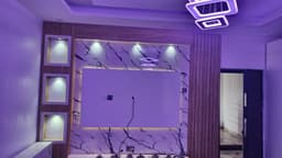 High gloss TV console